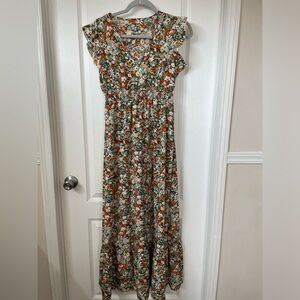 Maxi Flower Dress